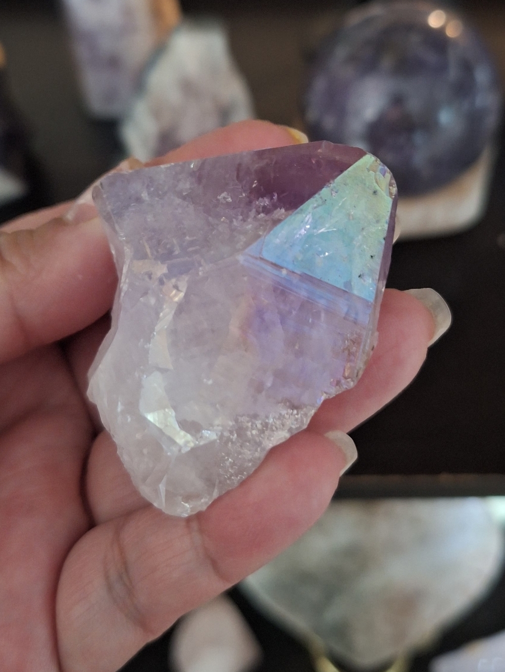 Amethyst Titanium Point - Picture 3 of 3